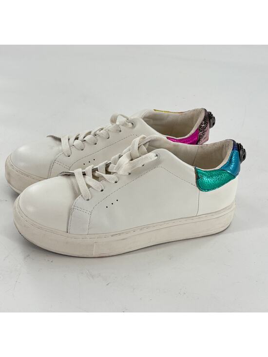 Kurt Geiger Shoes - Kurt Geiger Laney Eagle Sneakers 10 40 Leather Rainbow Jewel Lace Up